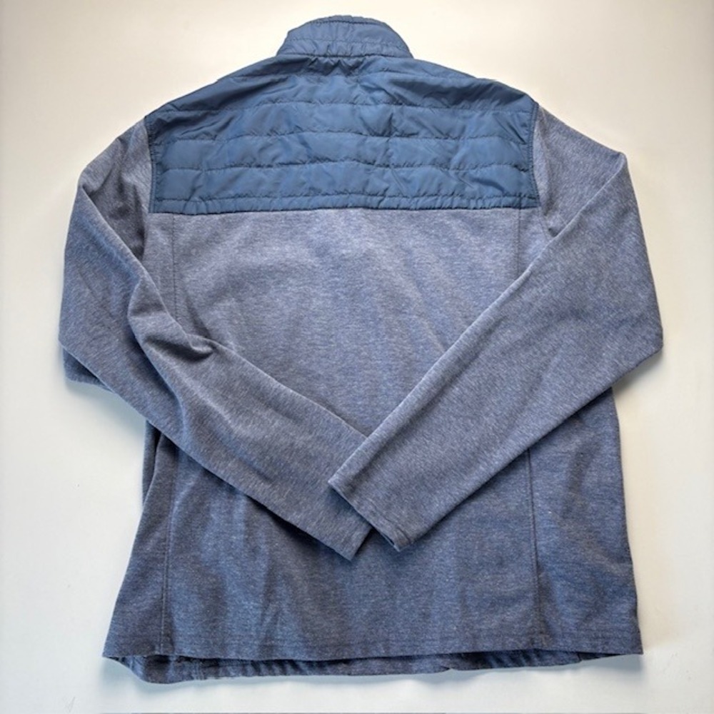 Eddie Bauer Mens Pullover Quarter Zip Fleece Jacket Heather Gray M/M - Picture 2 of 7